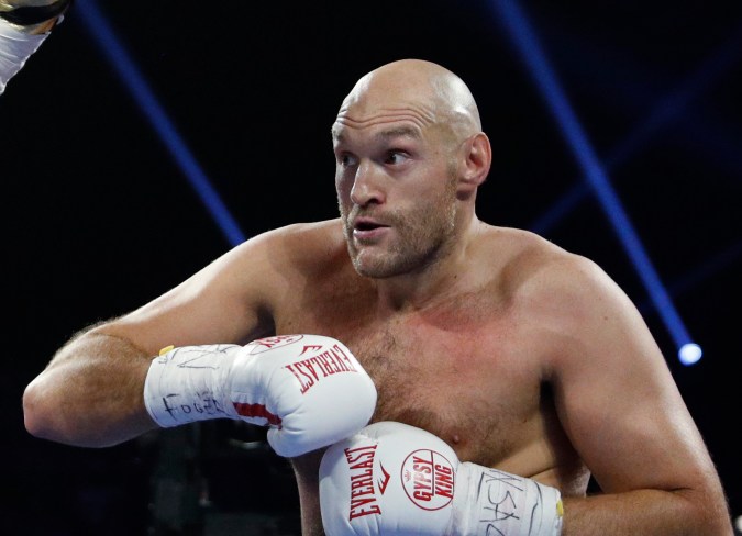 Tyson Fury, campeón del peso pesado.