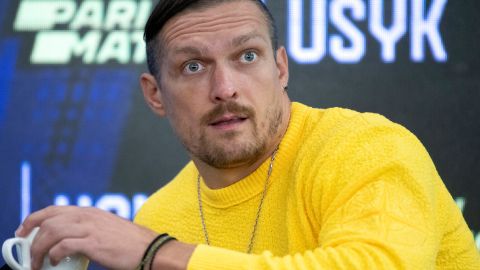 Oleksandr Usyk, boxeador ucraniano.