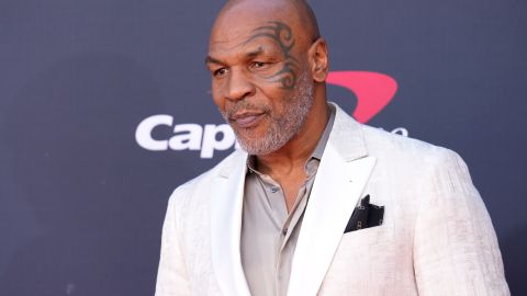 El exboxeador Mike Tyson en los premios ESPY de 2023.