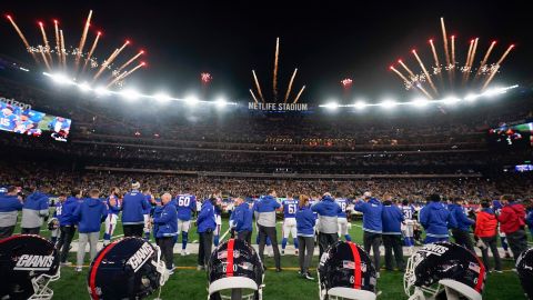 El MetLife Stadium durante un encuentro entre New York Giants y Green Bay Packers en 2023.