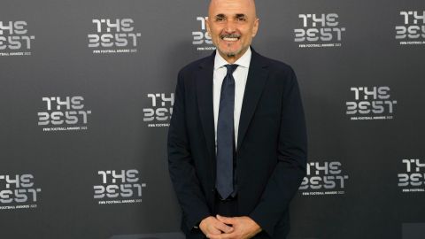 Luciano Spalletti durante los Premios The Best de la FIFA.