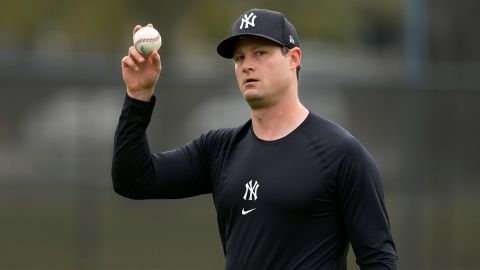 Gerrit Cole ya inició su pretemporada con los New York Yankees.