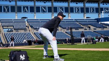 Aaron Boone ha seguido de cerca a los Yankees durante el inicio de los entrenamientos primaverales de las Grandes Ligas.