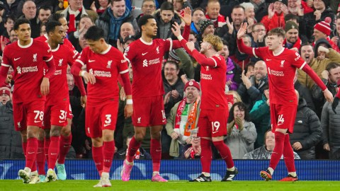 Liverpool en su último partido de Premier League.