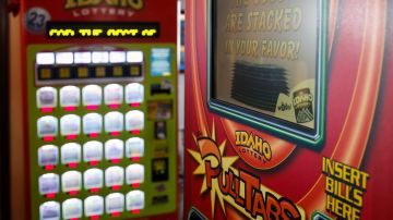 Máquina expendedora de tickets de lotería
