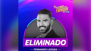 Fernando Lozada es el tercer eliminado de La Casa de los Famosos 4.