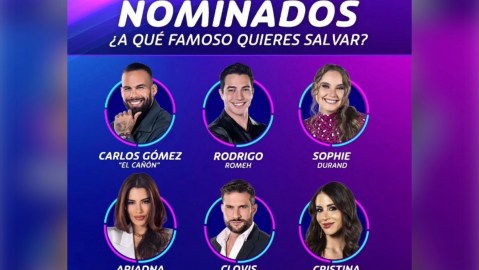 Ellos son los nominados de la quinta gala de eliminación de La Casa de los Famosos 4.