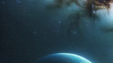 Ilustración de la súper Tierra, llamada TOI-715 b. Imagen creada por El Diario NY con IA