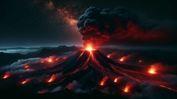 Nueva erupción volcánica en Islandia.