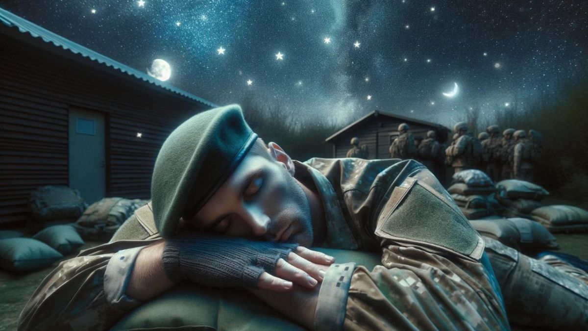 La técnica militar para dormir es un método desarrollado durante la Segunda Guerra Mundial. (Ilustración: El Diario NY/Impremedia)