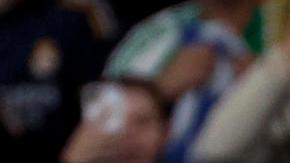 El centrocampista del Real Madrid Brahim Díaz (d) celebra su gol con su compañero Jude Bellingham.