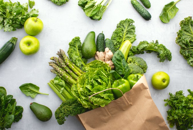 Vegetales de hoja verde