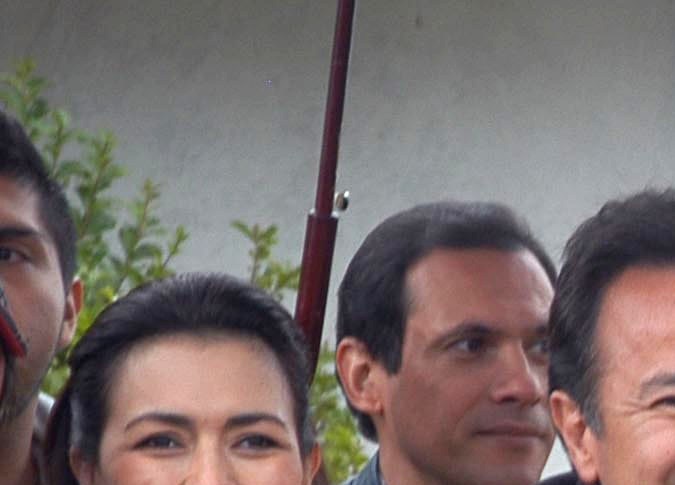 Nicandro Díaz acompañado del elenco de 'Mañana es para siempre' en el año 2008.