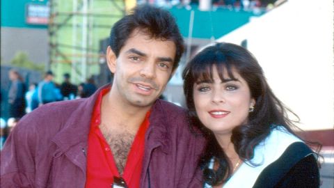 Eugenio Derbez y Victoria Ruffo en el año 1993.