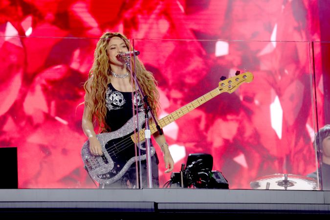 Shakira se mostró muy conmovida por la cantidad de personas que estuvieron ahí para escucharla cantar en vivo.