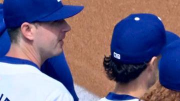 Jugadores de los Dodgers.