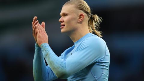 Erling Halaand, jugador del Manchester City.