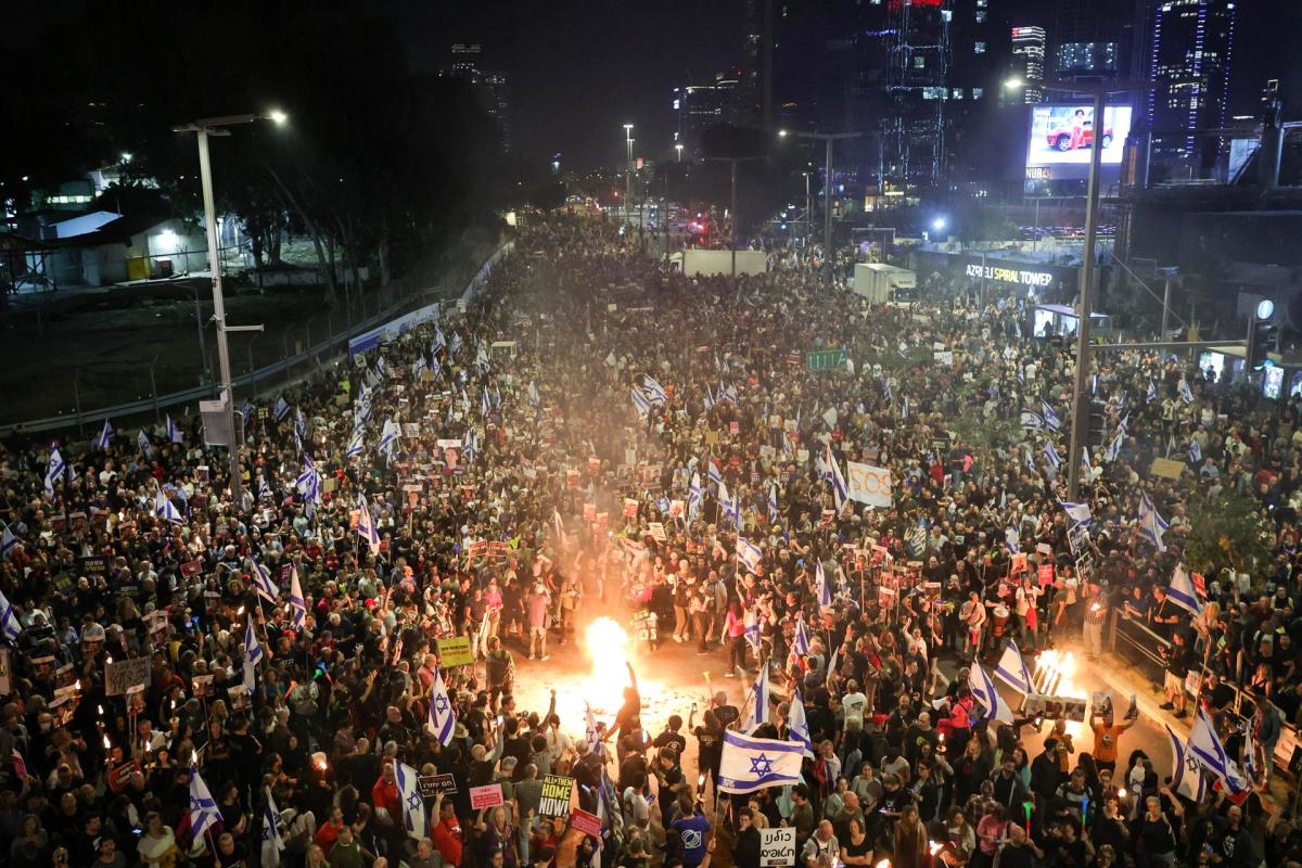Miles de israelíes exigieron durante protesta el Tel Aviv un acuerdo de ...
