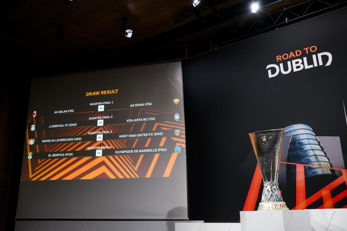 Así quedaron los cuartos de final de la Europa League y la Conference ...