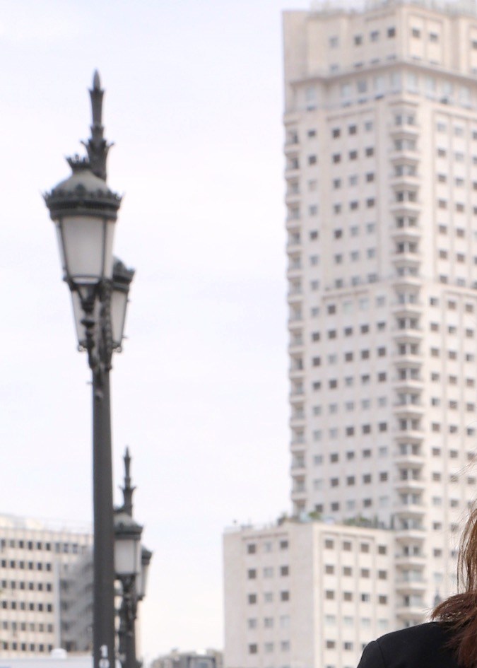 Blanca Soto posando.