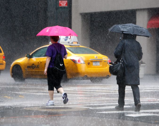 En algunas partes del noreste de Nueva York se podrán ver 8 pulgadas o más de lluvia.