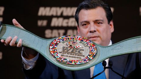 Mauricio Sulaimán, presidente del Consejo Mundial de Boxeo.