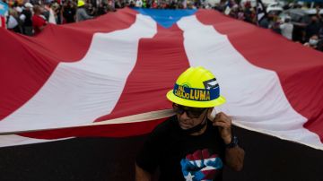 Protesta contra Luma en Puerto Rico