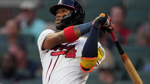 Ronald Acuña Jr. durante un encuentro ante Philadelphia Phillies en 2023.