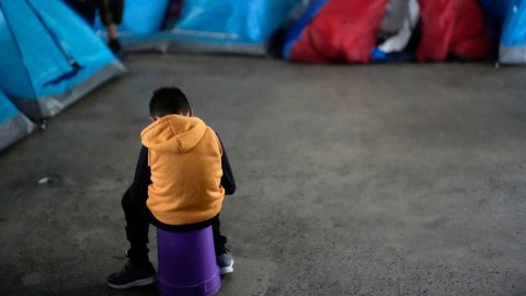 Según los datos de la Acnur, el 55% de la población encuestada viajaba en grupos familiares.