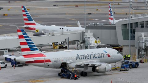 Aviones de American Airlines.