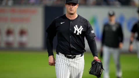 Gerrit Cole durante el Spring Training 2024 de New York Yankees.