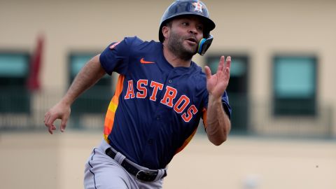 José Altuve, jugador de los Houston Astros.