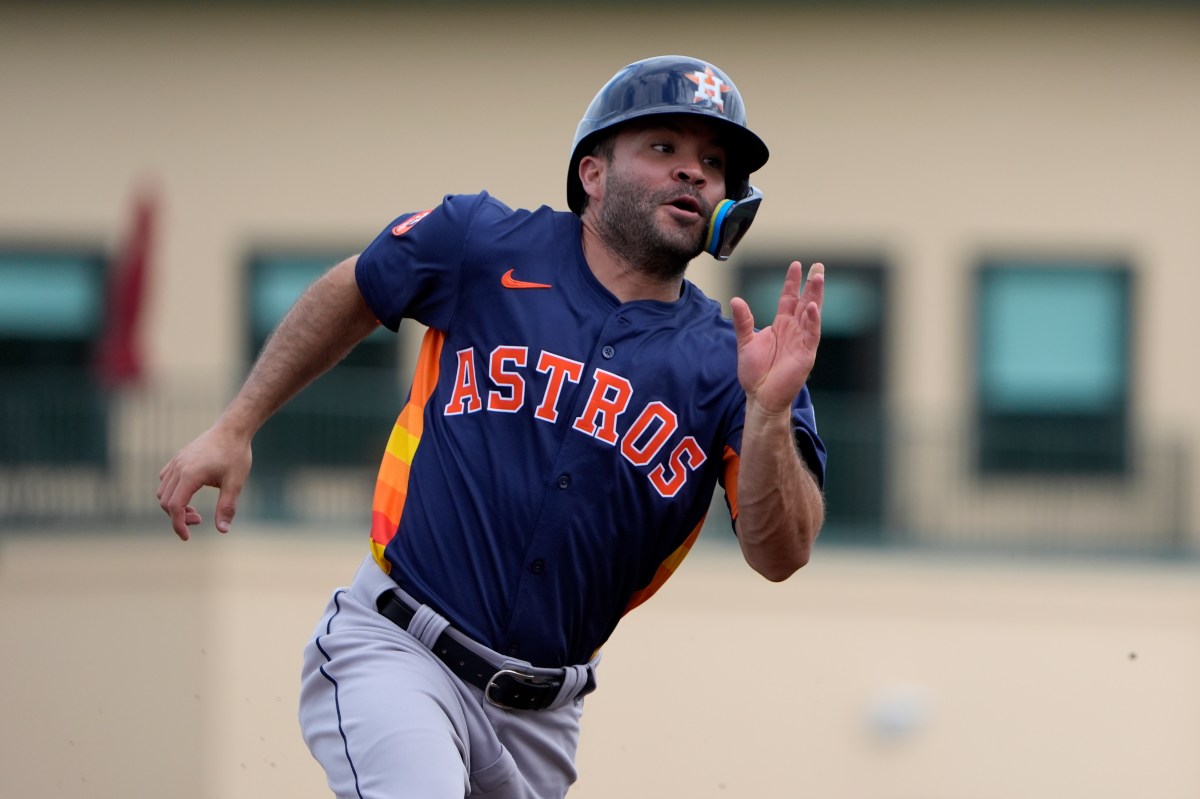 José Altuve quiere mejorar su robo de base esta temporada: “Tengo que ser inteligente”