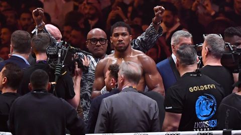 Anthony Joshua viene de conseguir una contundente victoria sobre Francis Ngannou.