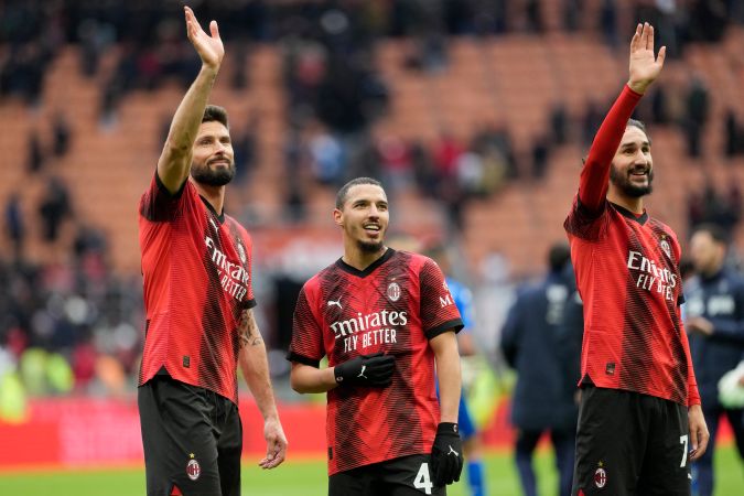 Jugadores el AC Milan.