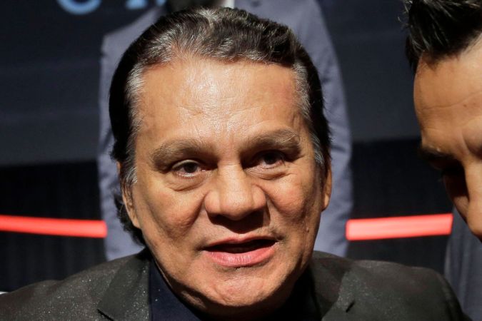 Roberto Durán, exboxeador y campeón mundial panameño.