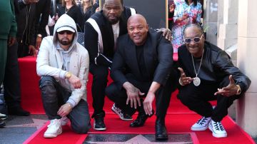 Eminem, 50 Cent, Dr. Dre y Snoop Dogg