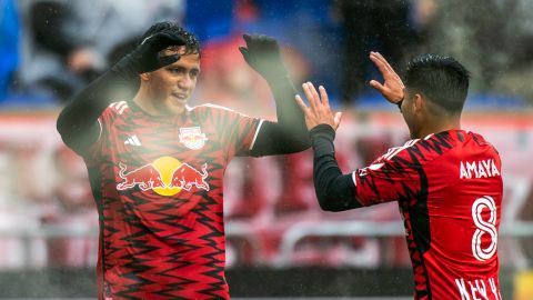 El gesto de los jugadores del New York Red Bulls fue compartido ampliamente en redes sociales.