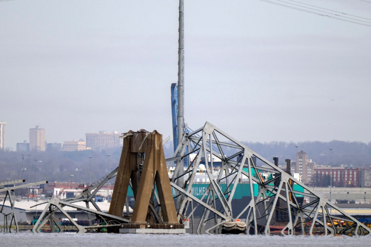 Baja a seis la cifra de desaparecidos tras el colapso de puente en Baltimore