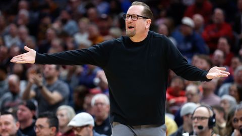 Nick Nurse, entrenador de los Philadelphia 76ers.