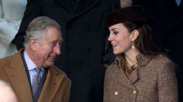 El rey Carlos III junto a la princesa de Gales, Kate Middleton.