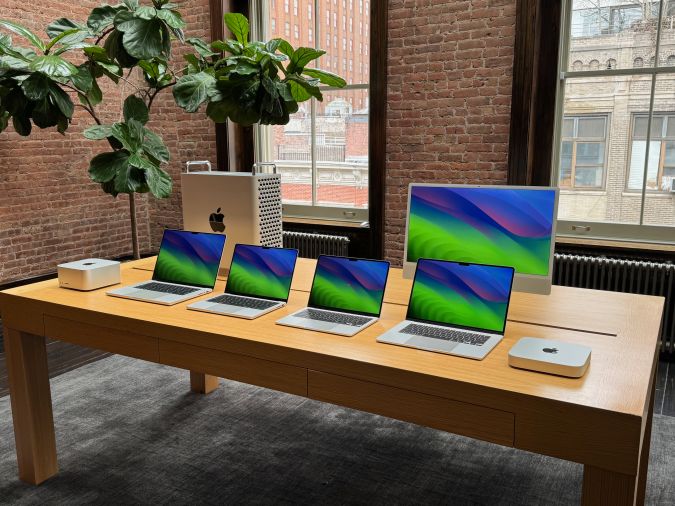 Toda la nueva línea de Macs de Apple.