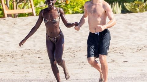 Lupita Nyong'o y Joshua Jackson