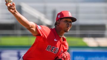 Dominicano Brayan Bello fuer anunciado por los Reds Sox como su abridor para el Día Inaugural