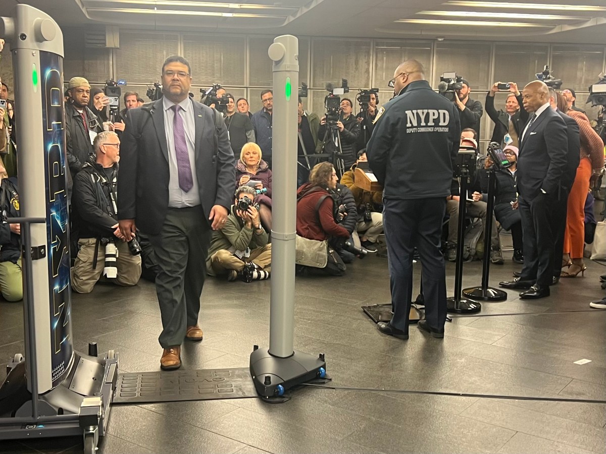 Mayor Eric Adams Unveils Plan for Weapons Detectors in NYC Subway Stations