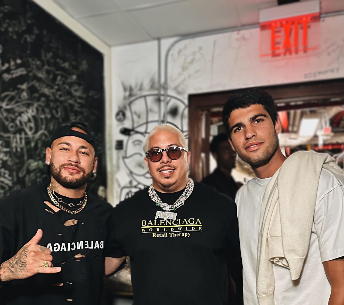Carlos Alcaraz “salió de rumba” con Neymar Jr. a un concierto de reggaeton en Miami