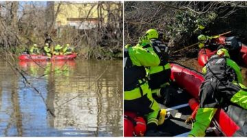 Servicios de emergencia de Delaware en Pensilvania buscan a una niña que cayó en el arroyo