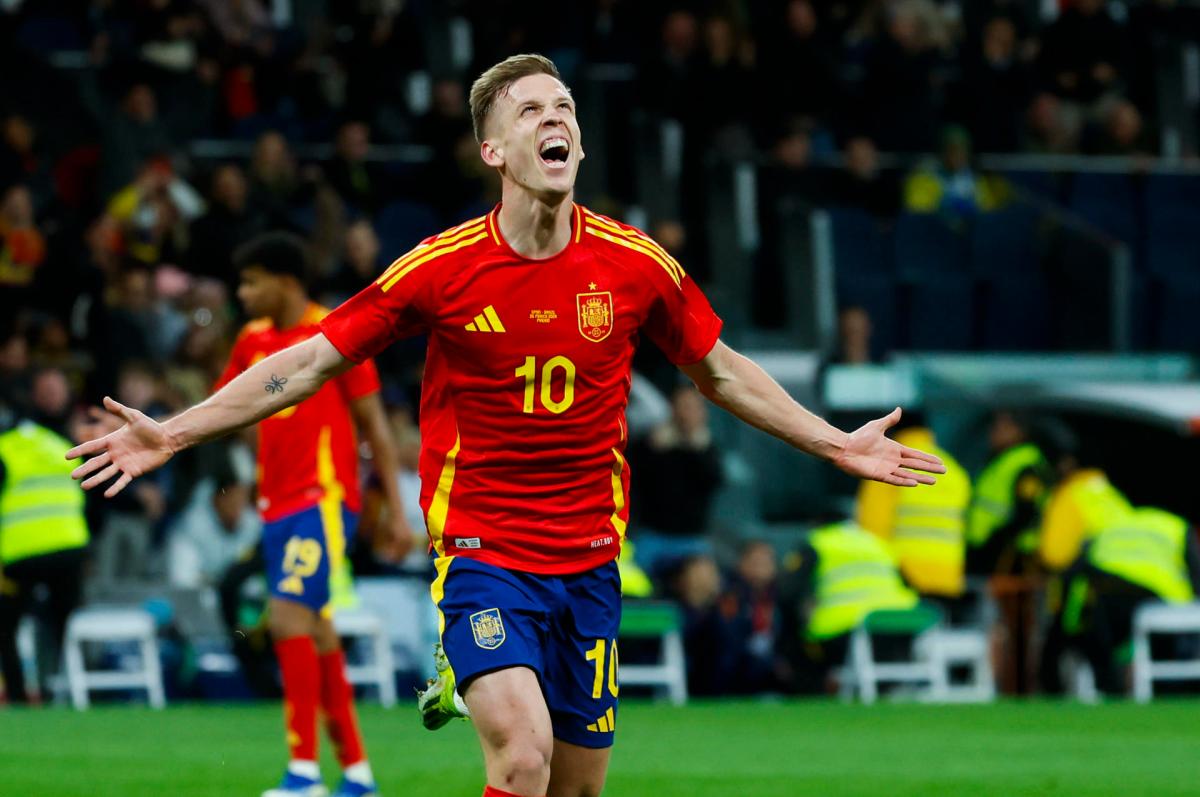 Escandaloso golazo de Dani Olmo ante Brasil sacudió las redes sociales [Video]