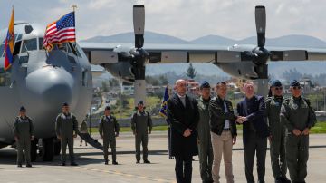 Llegó a Ecuador un avión Hércules C-130 donado por EE.UU. para combatir contra el crimen organizado