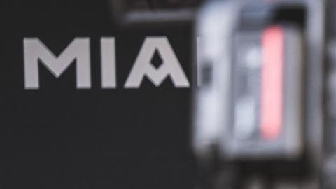Tata Martino durante una rueda de prensa del Inter Miami.